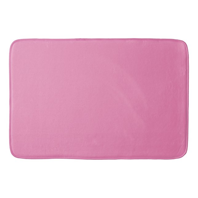 Pink #EF8484, Cadillac Pink Bath Mat (Front)