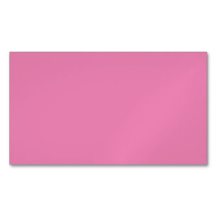 Pink #EF8484, Cadillac Pink Magnetic Business Card