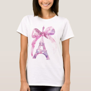 Pink Eiffel Tour  T-Shirt