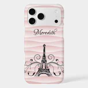 Pink Eiffel Tower Flourish Case-Mate iPhone Case