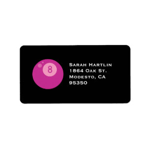 Pink Eightball Label