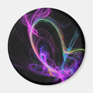 Pink Electric Fractal Magnet
