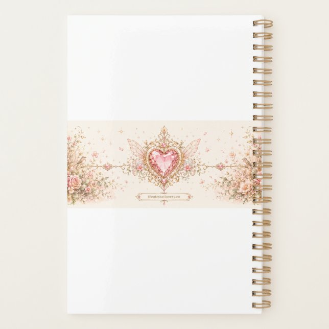 Pink Electronic Organ Music Teacher Planner (Back)