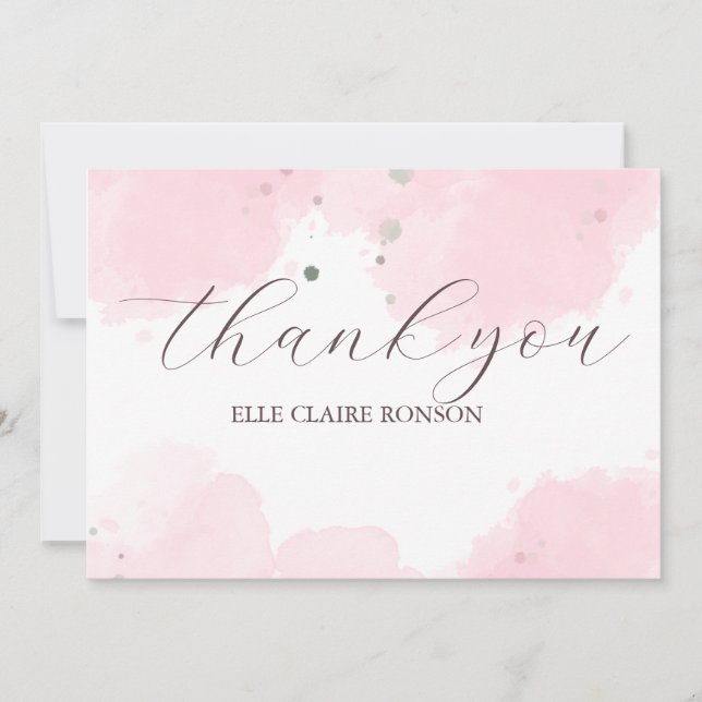 pink Elegance Graduation Party Invitation (Front)