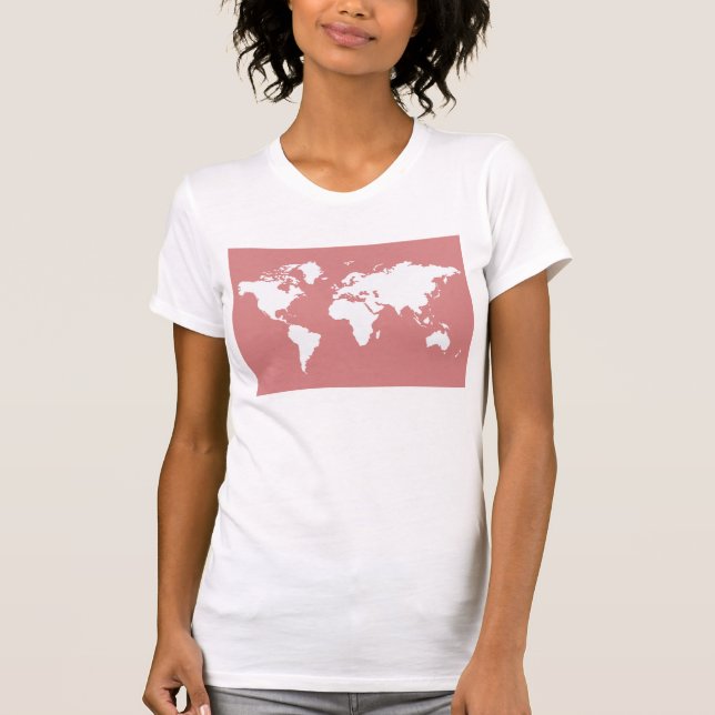 Pink Elegant World T-Shirt (Front)