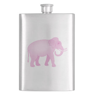 Pink Elephant Hip Flask