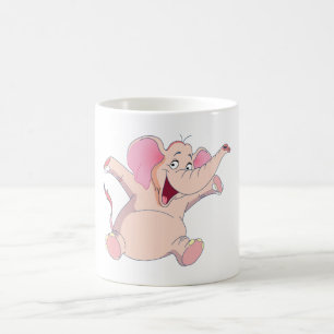 pink elephant pink elephant coffee mug