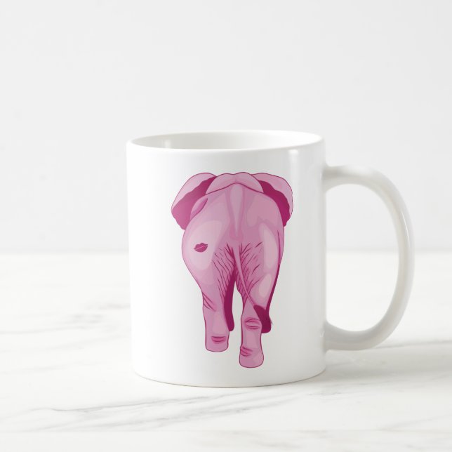 Pink Elephant SWAK Coffee Mug (Right)