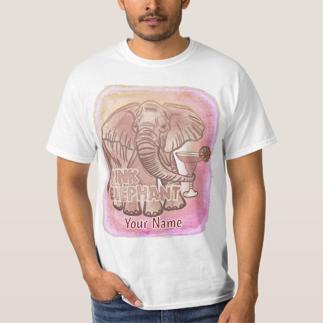 Pink Elephant  t-shirt (Front)
