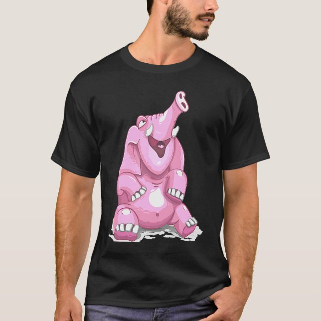 Pink Elephant T-Shirt (Front)