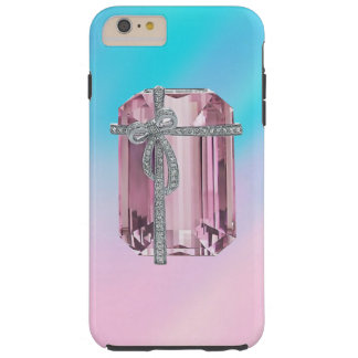 Pink Emerald Diamonds Tough iPhone 6 Plus Case
