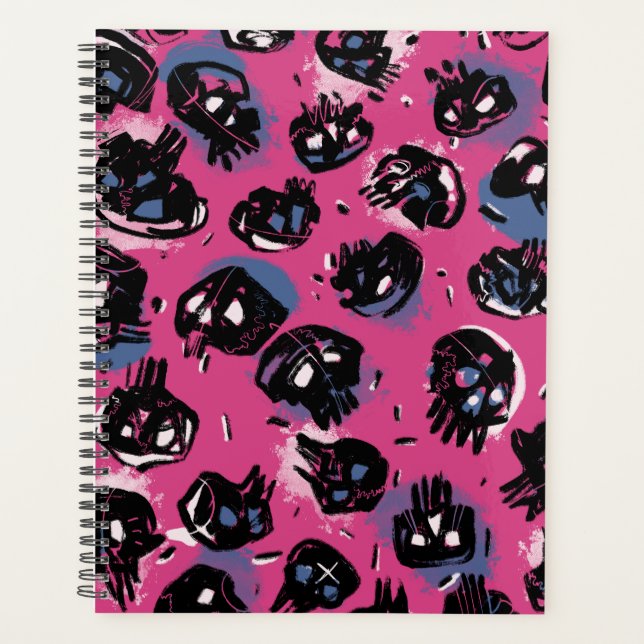 Pink emo scull Office & School Supplies  Calendars Planner (Front)
