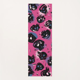 Pink emo scull Sports Toys Games Outdoor Yoga Mat