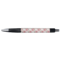 Pink English rose cottage floral vintage pattern