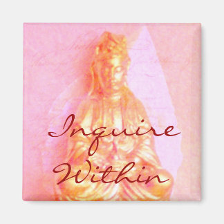 Pink Enquire Within magnet
