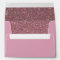 Pink Envelope, Pink Glitter Lined