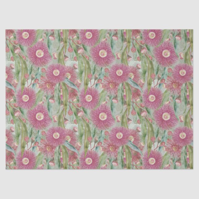 Pink Eucalyptus After The Rain Tissue Paper (Front)