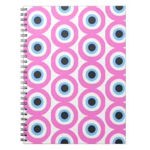 pink evil eye notebook