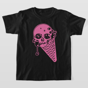 Pink Evil Ice Cream Cone T-Shirt