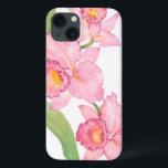 Pink Exotic Watercolor Flowers iPhone 13 Case<br><div class="desc">Pink Exotic Watercolor flowers Artist: Tim OToole</div>
