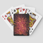 Pink Explosion Bicycle Playing Cards