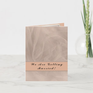 Pink fabric textured print invitation