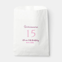 Pink fairy 15th birthday simple moder quinceanera 