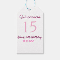 Pink fairy 15th birthday simple moder quinceanera