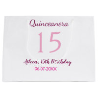 Pink fairy 15th birthday simple moder quinceanera
