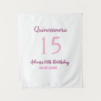Pink fairy 15th birthday simple moder quinceanera