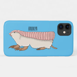 Pink fairy armadillo cartoon illustration Case-Mate iPhone case