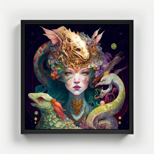 Pink Fairy Fantasy Art Poster