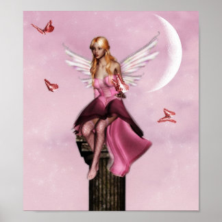 Pink fairy fantasy Poster