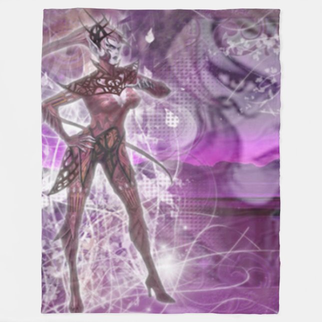 PINK FAIRY FLEECE BLANKET (Front)