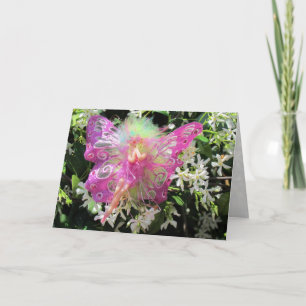Pink Fairy Greeting Card