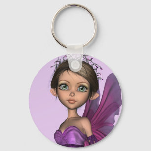 Pink Fairy Key Ring