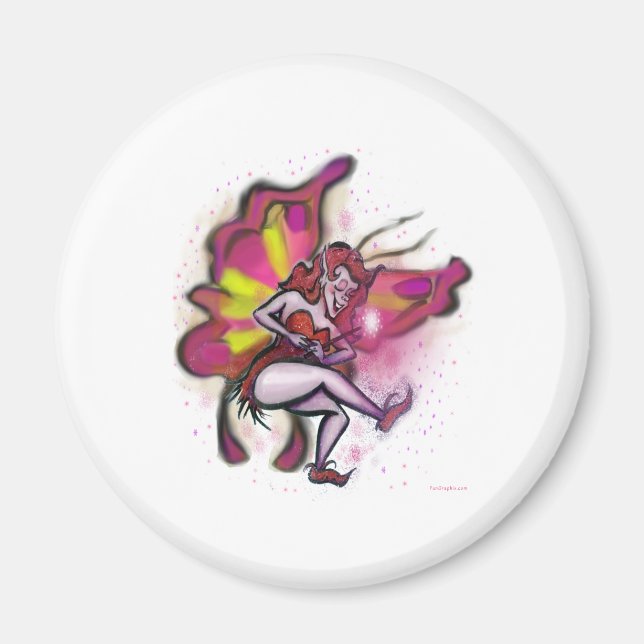 Pink Fairy Magnet (Front)