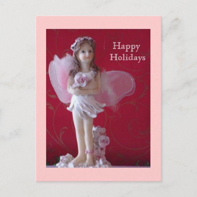 Pink Fairy Photo Postcard (Front)