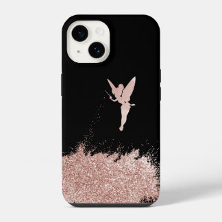 pink fairy, watercolors iPhone 14 case