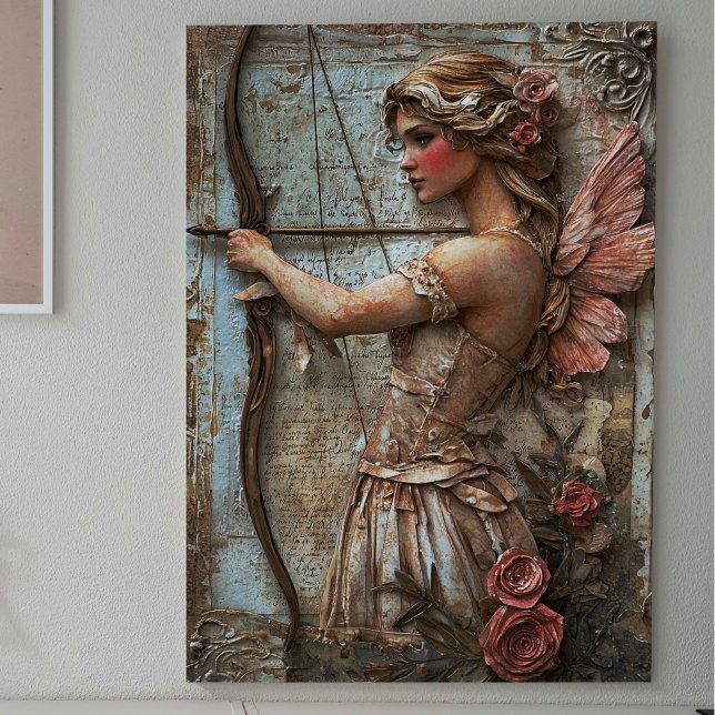 Pink Fairy with Arrow Decoupage Tissue Paper (Creator Uploaded)