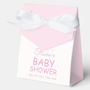 Pink Fairytale Unicorn Bottle Baby Shower Favour Box