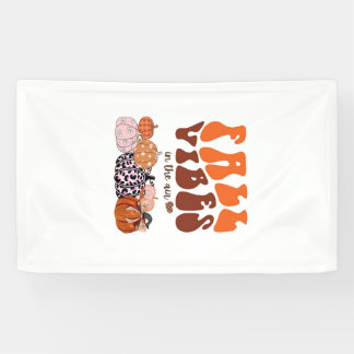 Pink Fall Pumpkin T-Shirt  Cute Autumn Graphic Tee Banner