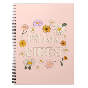 Pink Fall Vibes Notebook