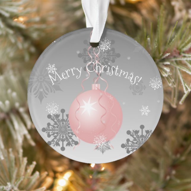 Pink Fancy Christmas Ornament (Tree)