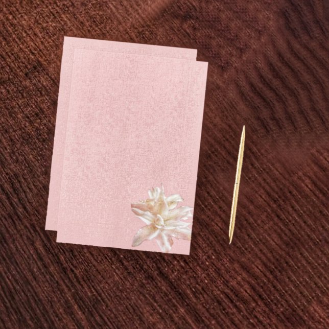 Pink Fantasy Lily Stationery (Pretty stationery paper, to write those special letters, to your loved ones!)