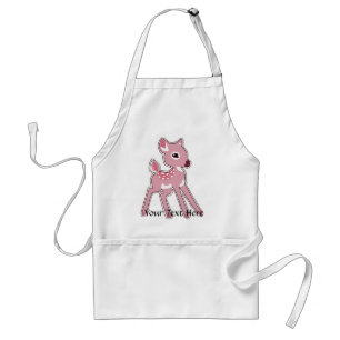 Pink Fawn Apron