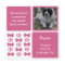 Pink Female Dog Pet Announcement Photo Cards