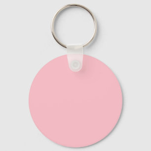 Pink FFC0CB Colour - Option to Add Name Key Ring