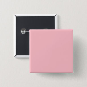 Pink FFC0CB Colour, With Option to Add Image 15 Cm Square Badge