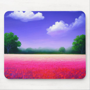 Pink Field Mousepad